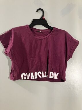 Gymshark Crew Neck Tee in Wine
